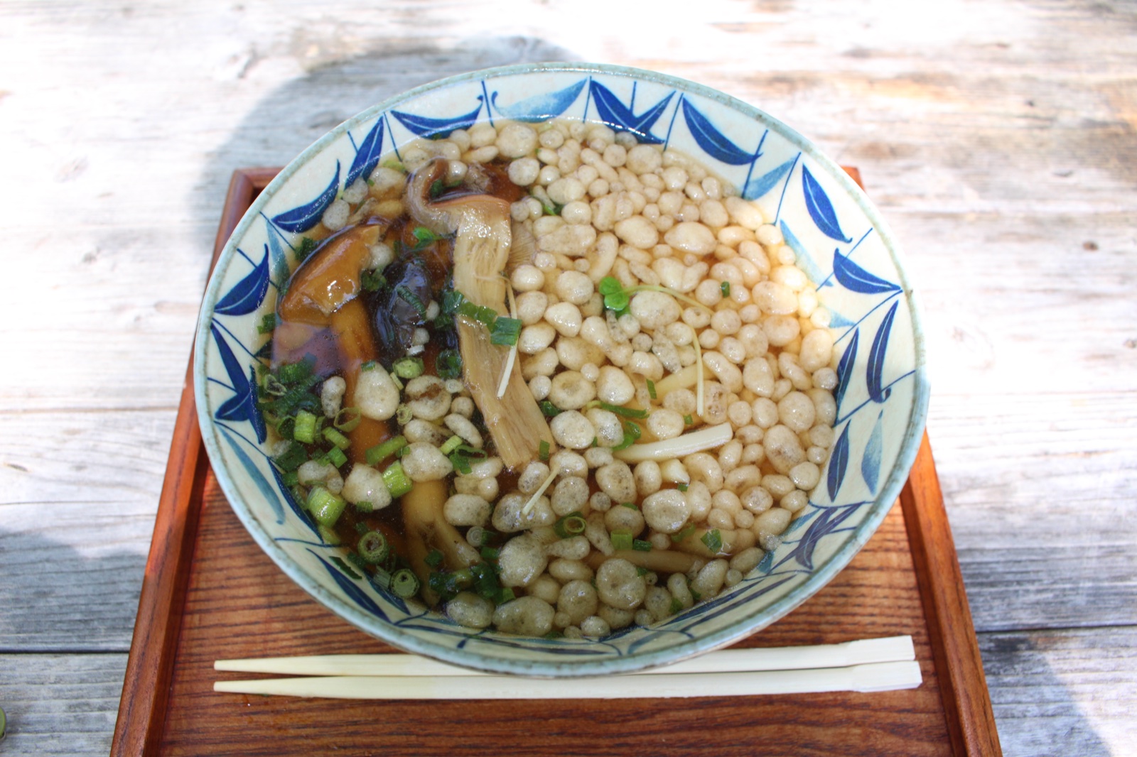 富士見平小屋名物のきのこうどん 奥秩父の山小屋グルメ